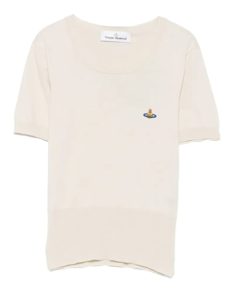 Vivienne Westwood Bea Oberteil mit Orb-Stickerei - Nude Nude