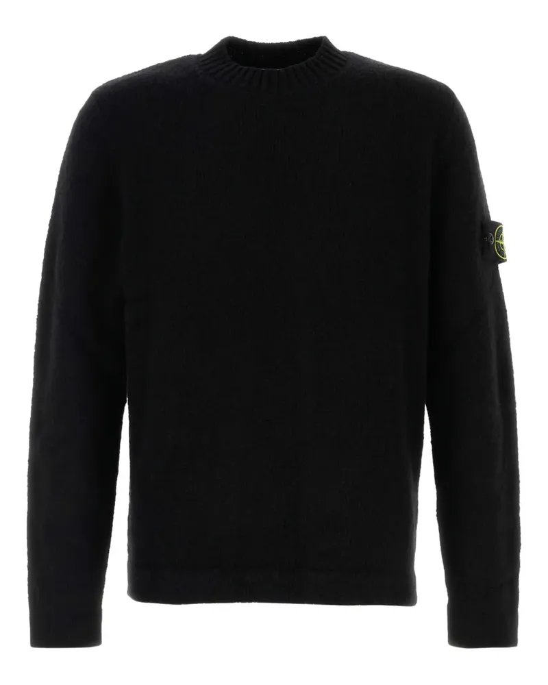 Stone Island Langärmeliger Pullover - Schwarz Schwarz