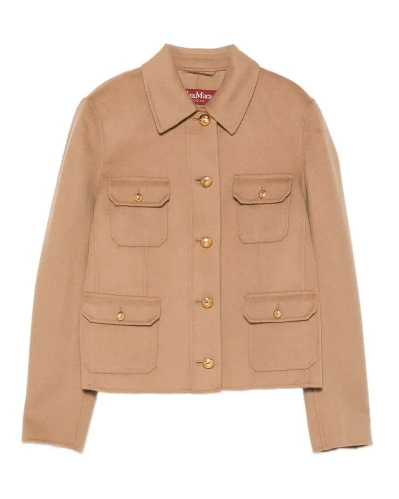 Max Mara Jacke im Utility-Look - Nude Nude