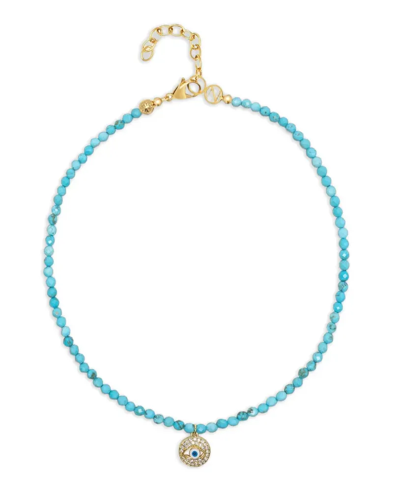 Nialaya Evil-Eye Halskette - Gold Gold