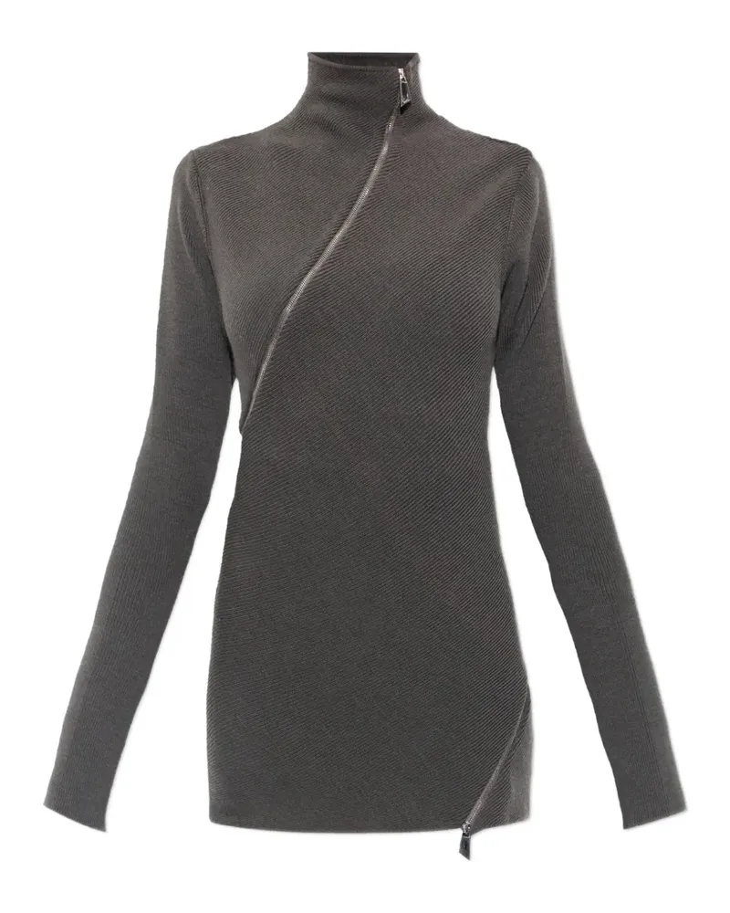 ATTICO Gerippter Pullover - Grau Grau