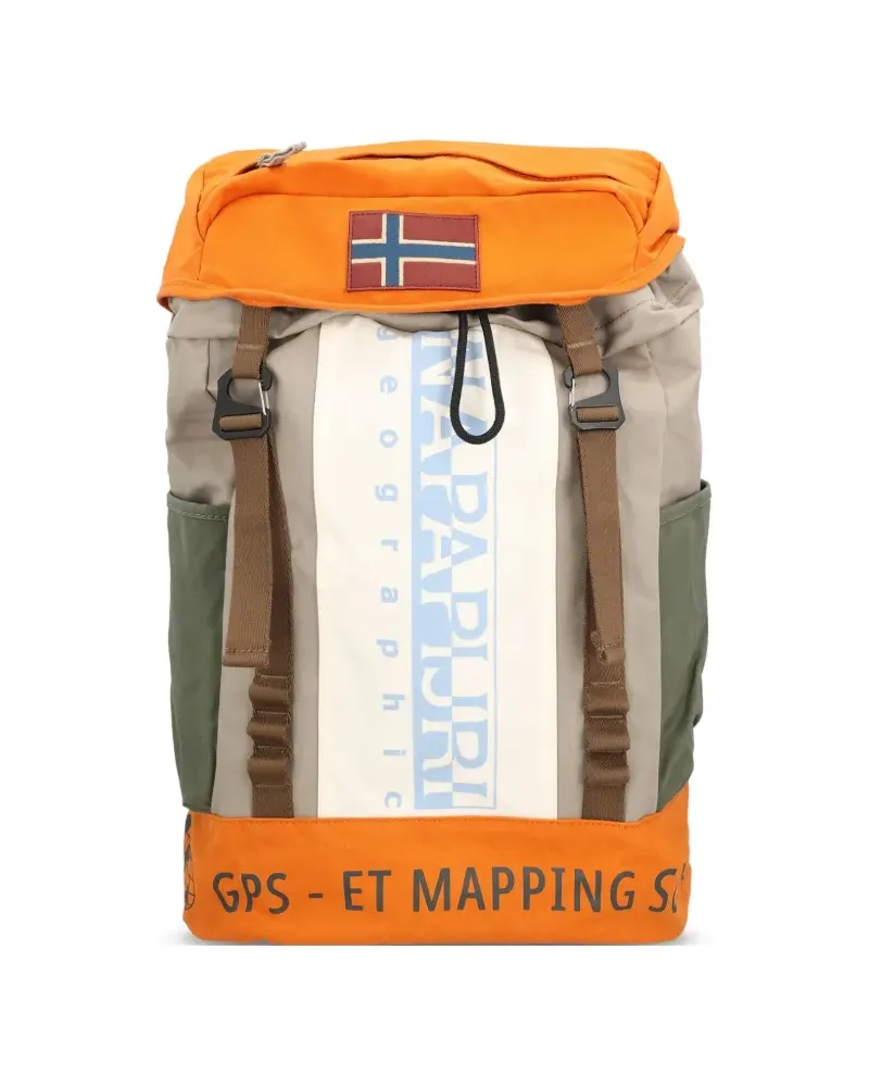 Napapijri Equator Rucksack mit Flaggen-Logo - Orange Orange