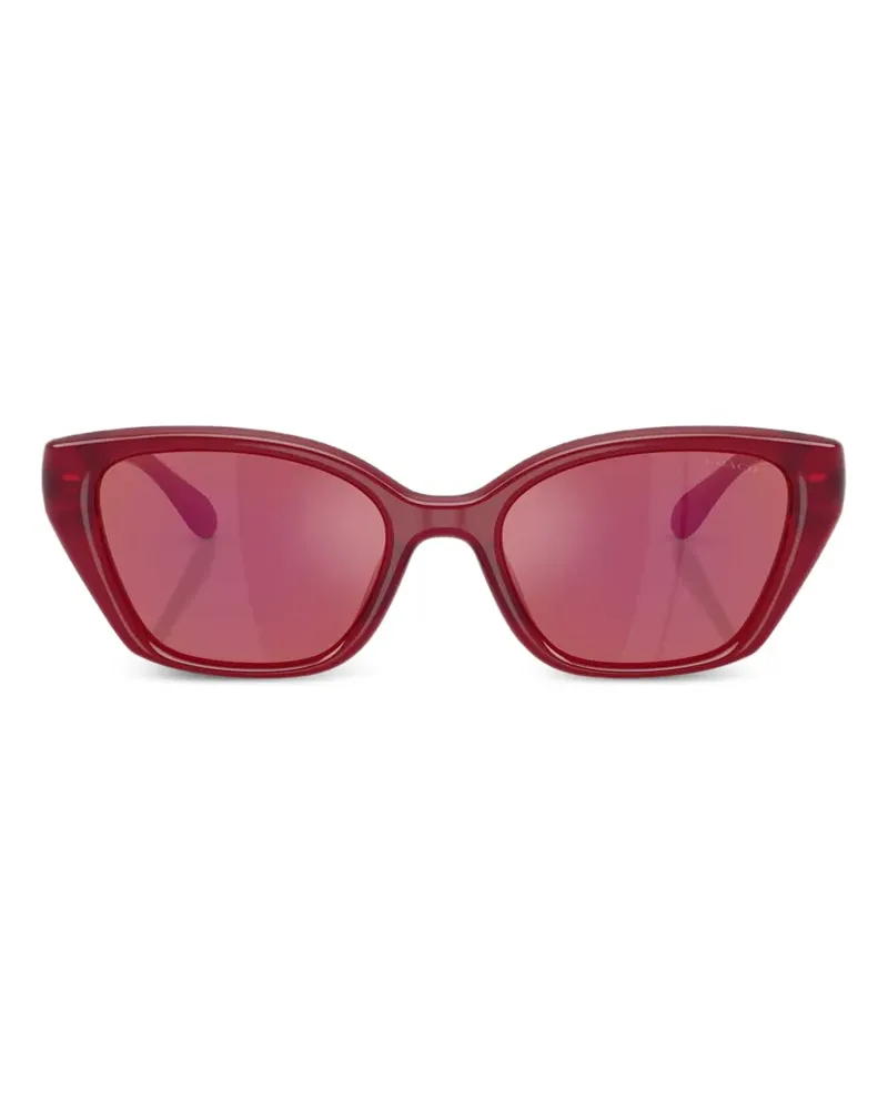 Coach C logo-plaque cat-eye sunglasses - Rot Rot