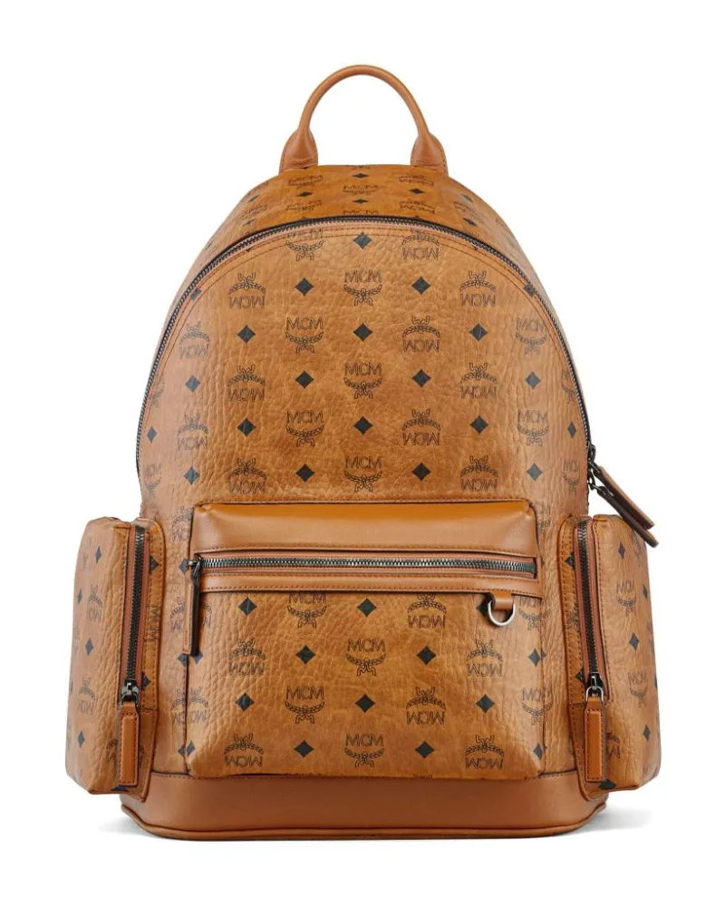MCM Mittelgroßer Stark Rucksack - Braun Braun