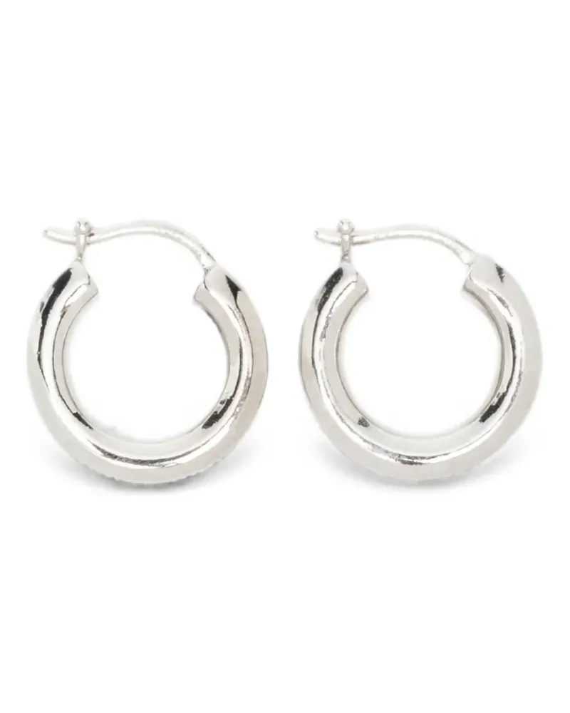 Versace Greca hoop earrings - Silber Silber