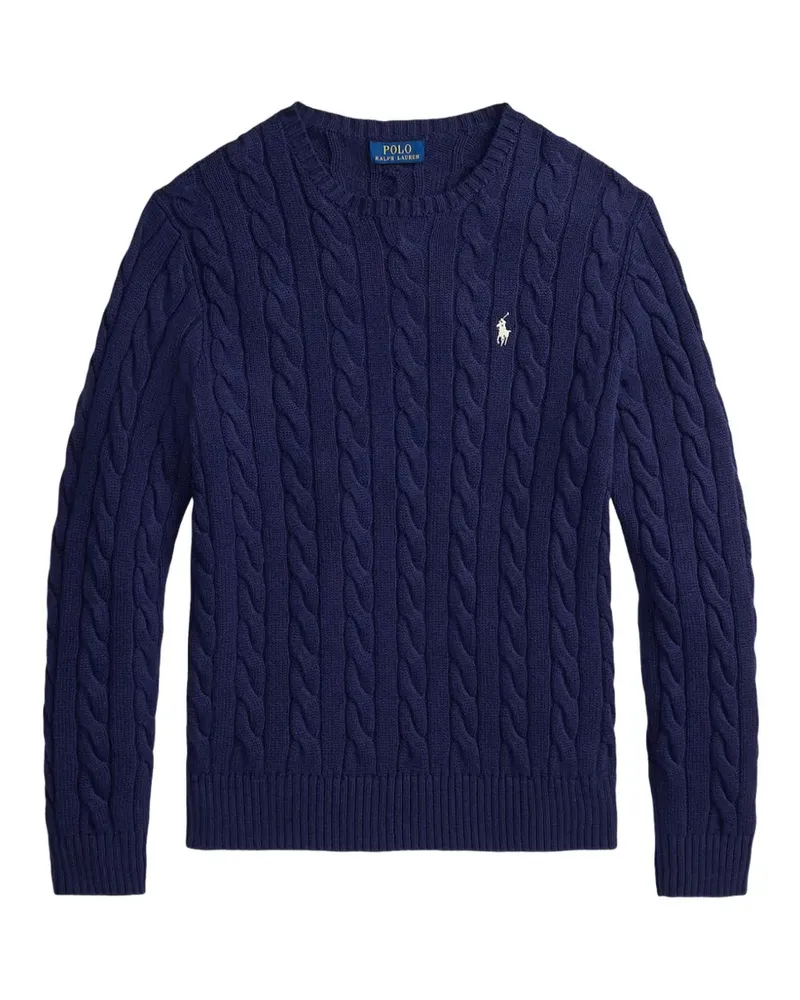 Ralph Lauren Pullover mit Zopfmuster - Blau Blau