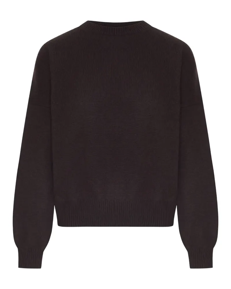 Lisa Yang The Veira ribbed-knit dropped-shoulder sweater - Braun Braun