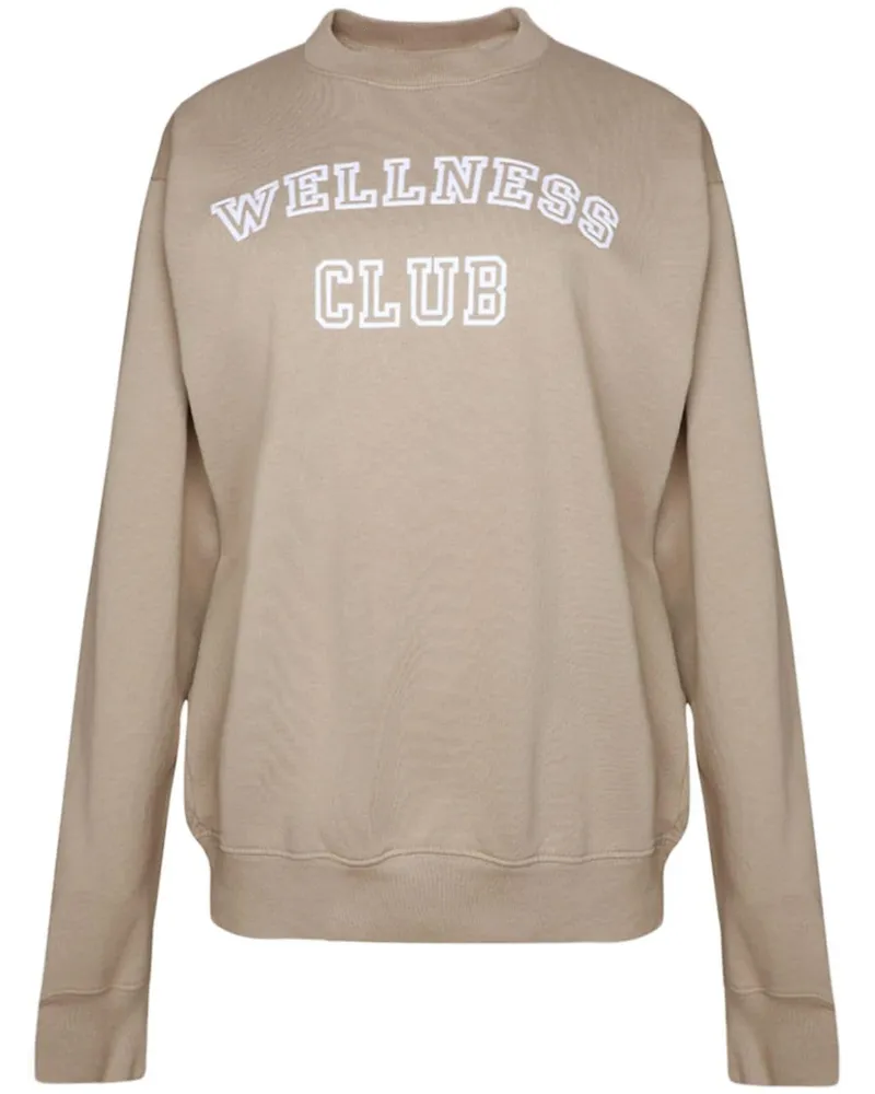 SPORTY & RICH Wellness Club Sweatshirt Grau