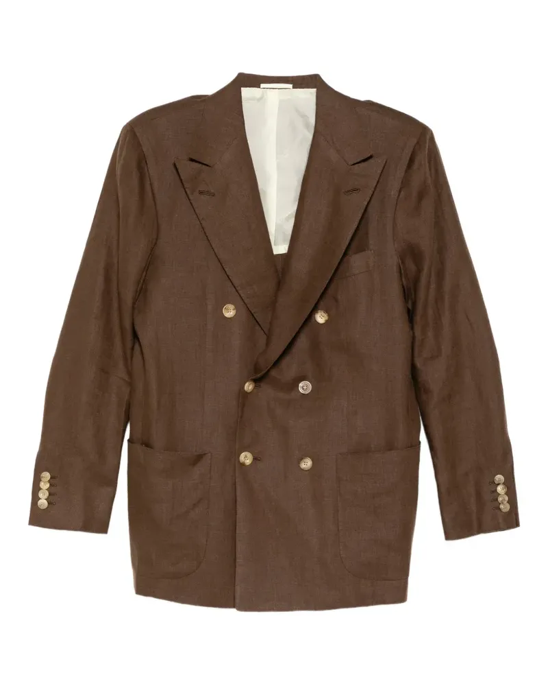 Kiton central-vent jacket - Braun Braun