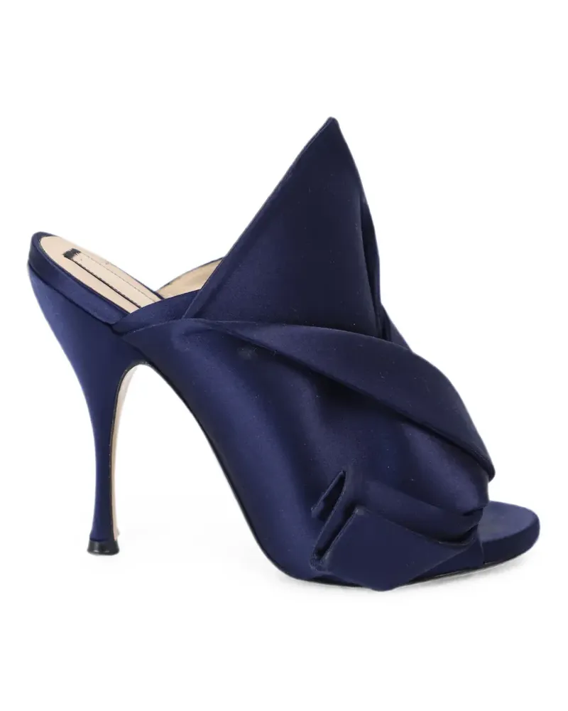N° 21 Raso knot mules - Blau Blau