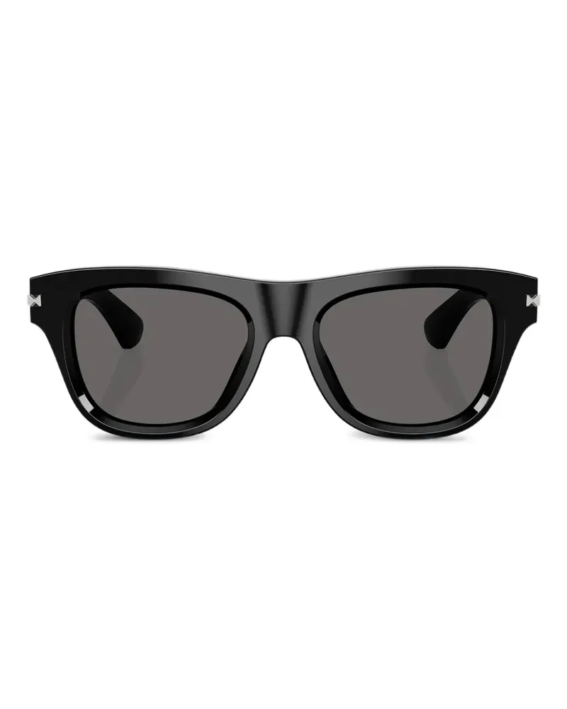 Burberry Sonnenbrille mit eckigem Gestell - Schwarz Schwarz