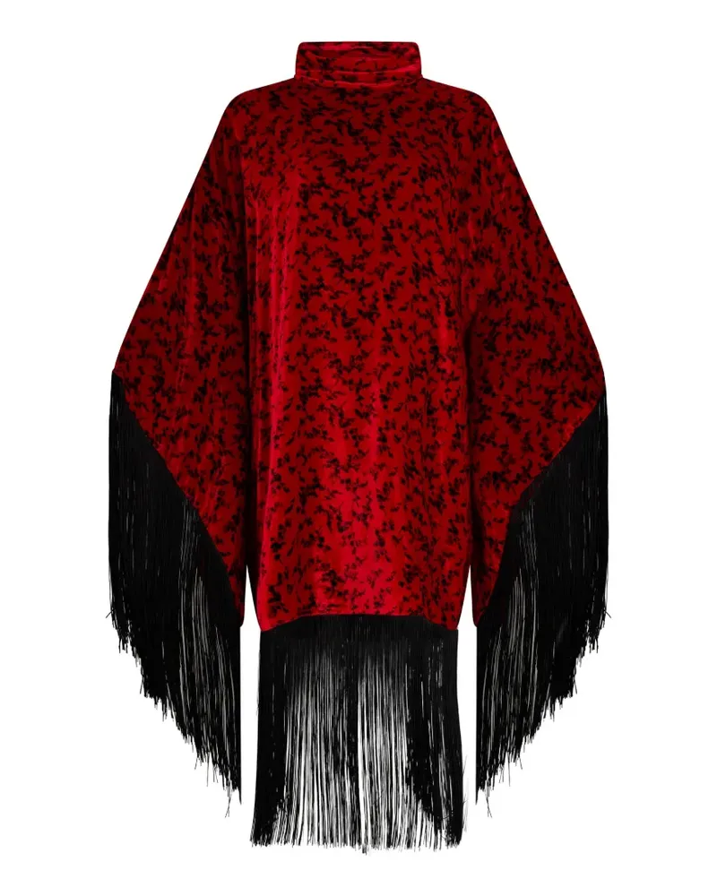 Philosophy Di Lorenzo Serafini high-neck fringed midi dress - Rot Rot