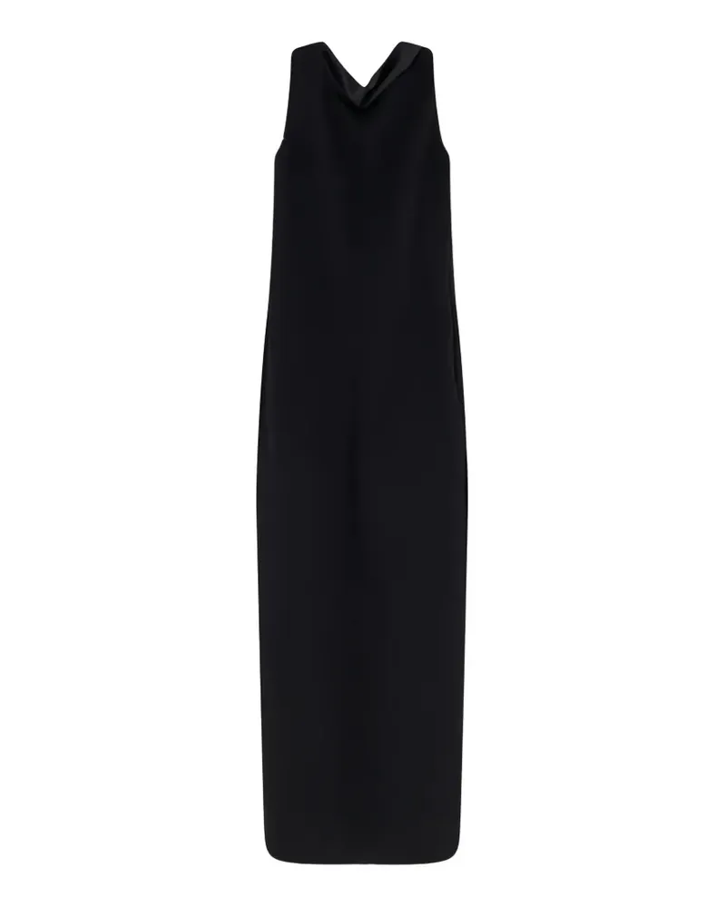 Max Mara cowl sleeveless dress - Schwarz Schwarz