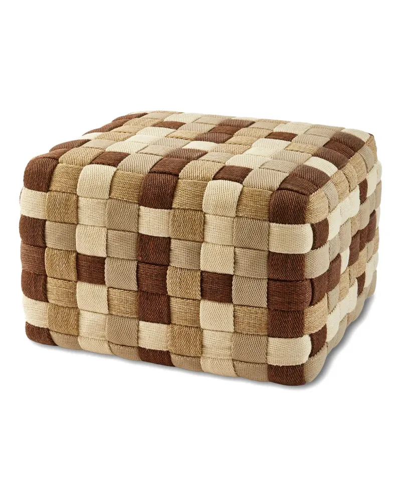 POLSPOTTEN Mittelgroßer Hocker - Braun Braun