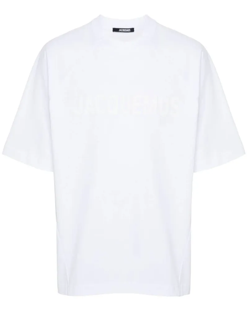 Jacquemus Le Tshirt Typo T-Shirt - Weiß Weiß