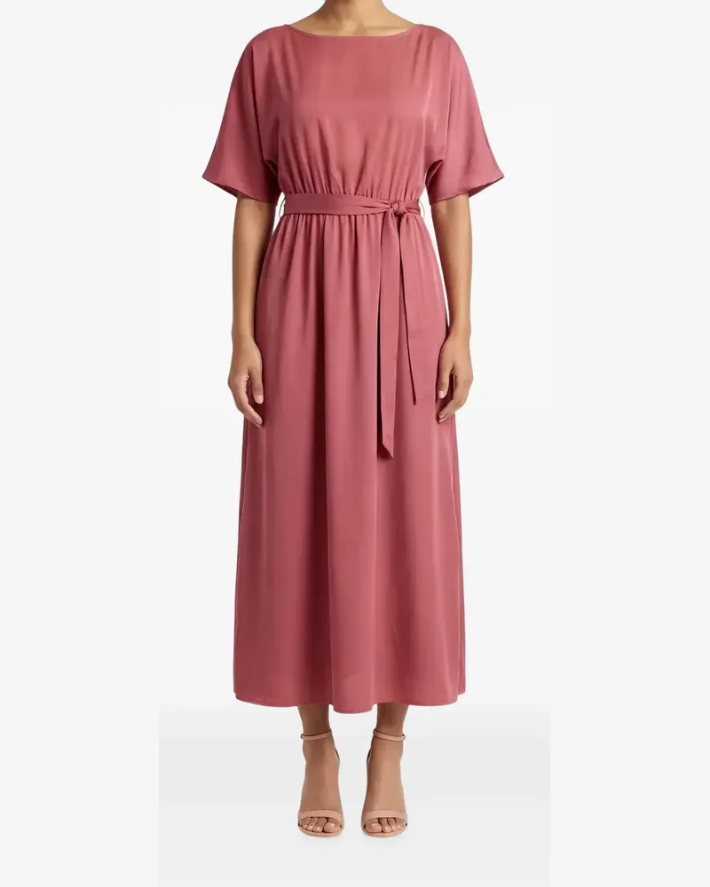 Max Mara Kurzärmeliges Maxikleid - Rosa Rosa