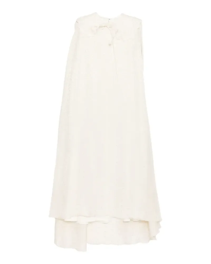 SHATHA ESSA Maxikleid mit Blumen-Print - Nude Nude