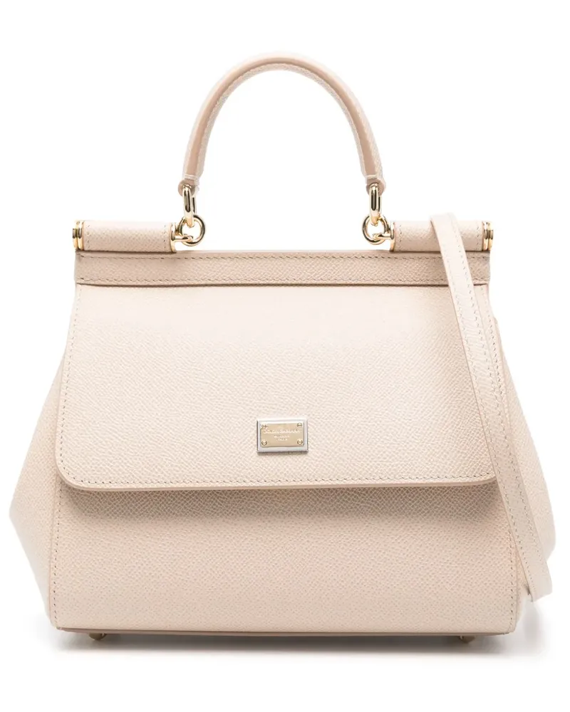 Dolce & Gabbana Mittelgroße Sicily Handtasche - Rosa Rosa