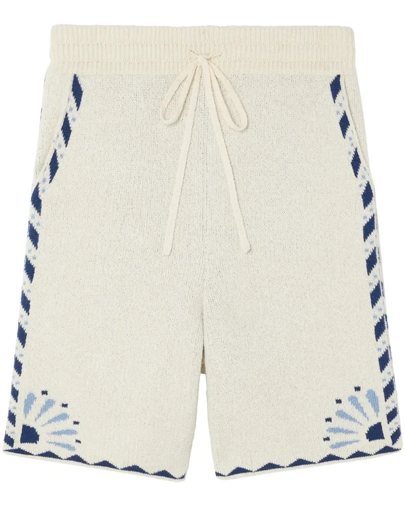 Alanui Wild Wonder Foulard Shorts - Nude Nude