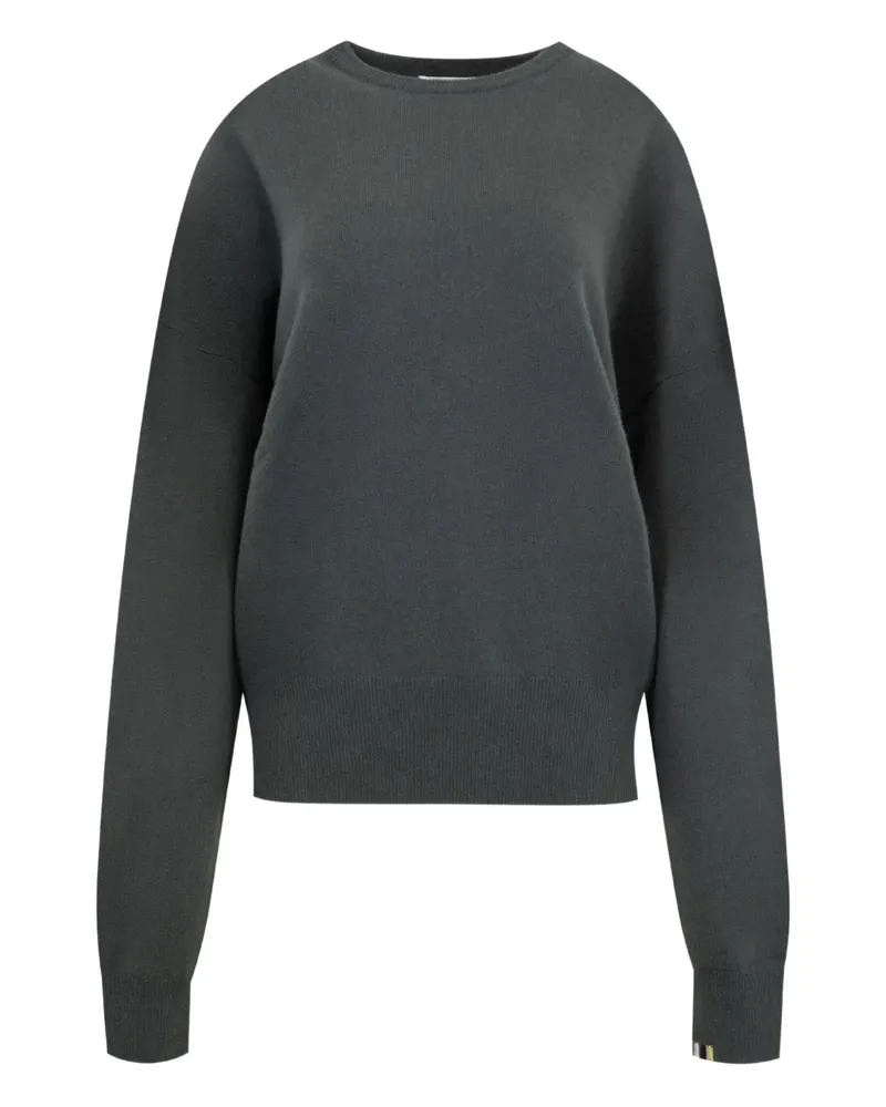 extreme cashmere Tes Pullover mit Rundhalsausschnitt - Grau Grau