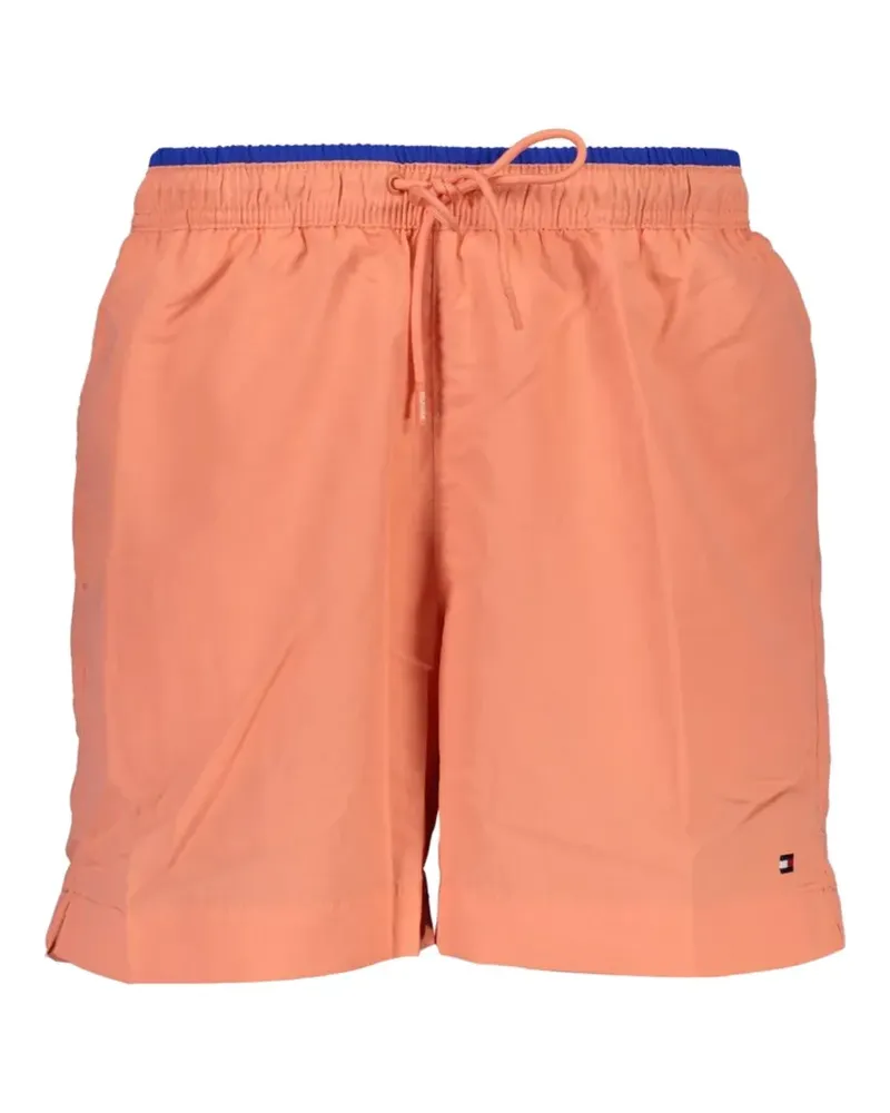 Tommy Hilfiger Badeshorts mit Kordelzug - Orange Orange
