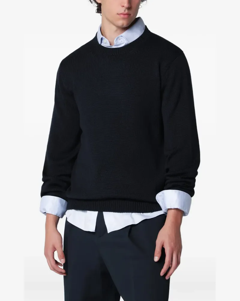 Roberto Collina Pullover mit Rundhalsausschnitt - Blau Blau