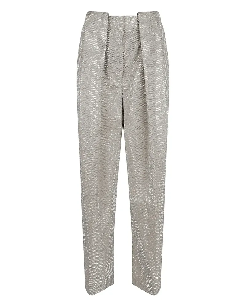 Stella McCartney Verzierte Hose mit Faltendetails - Nude Nude
