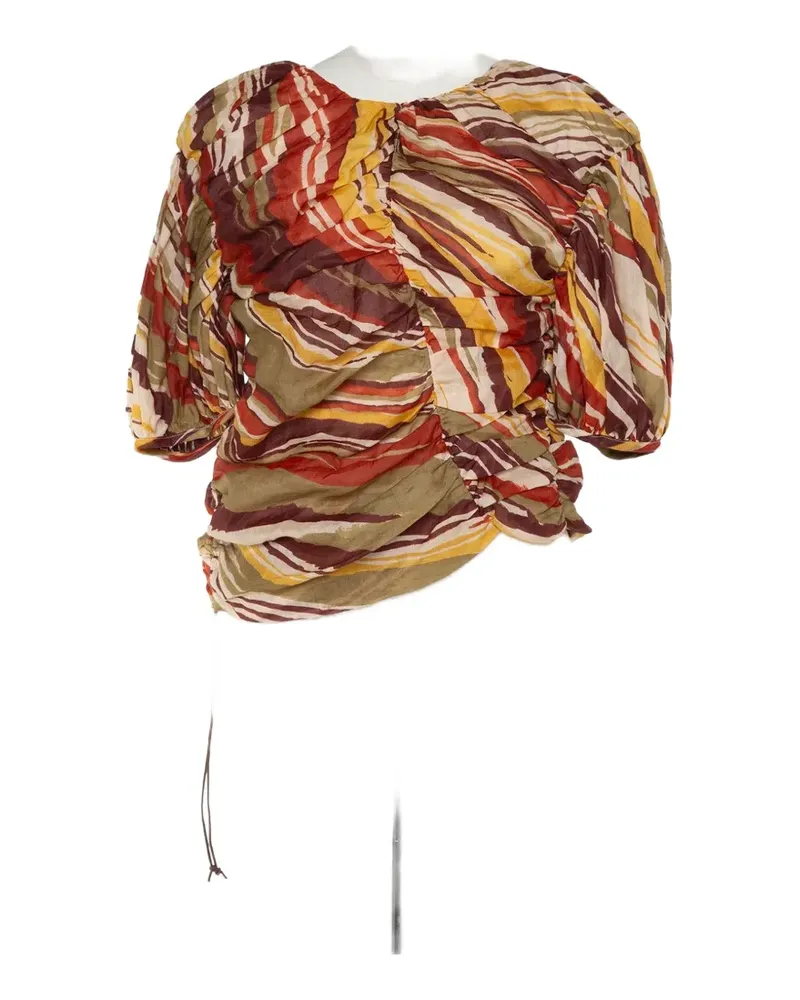 Muller of Yoshiokubo Lava printed blouse - Rot Rot