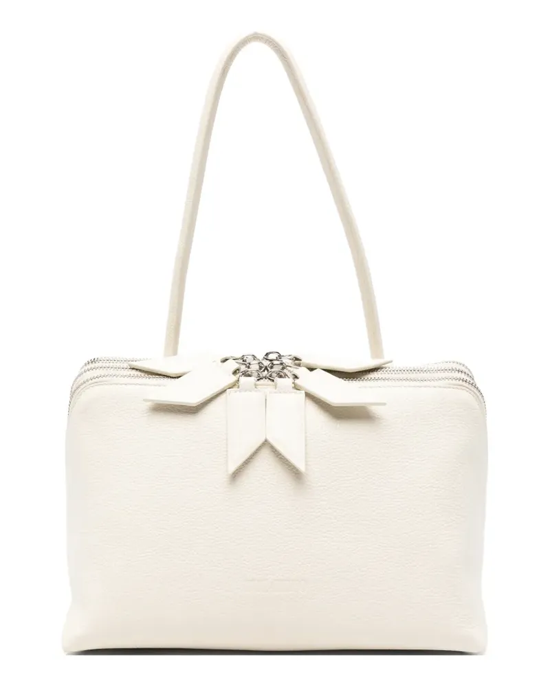 ATTICO L'Altra di Milano Tote Bag aus Leder - Weiß Weiß