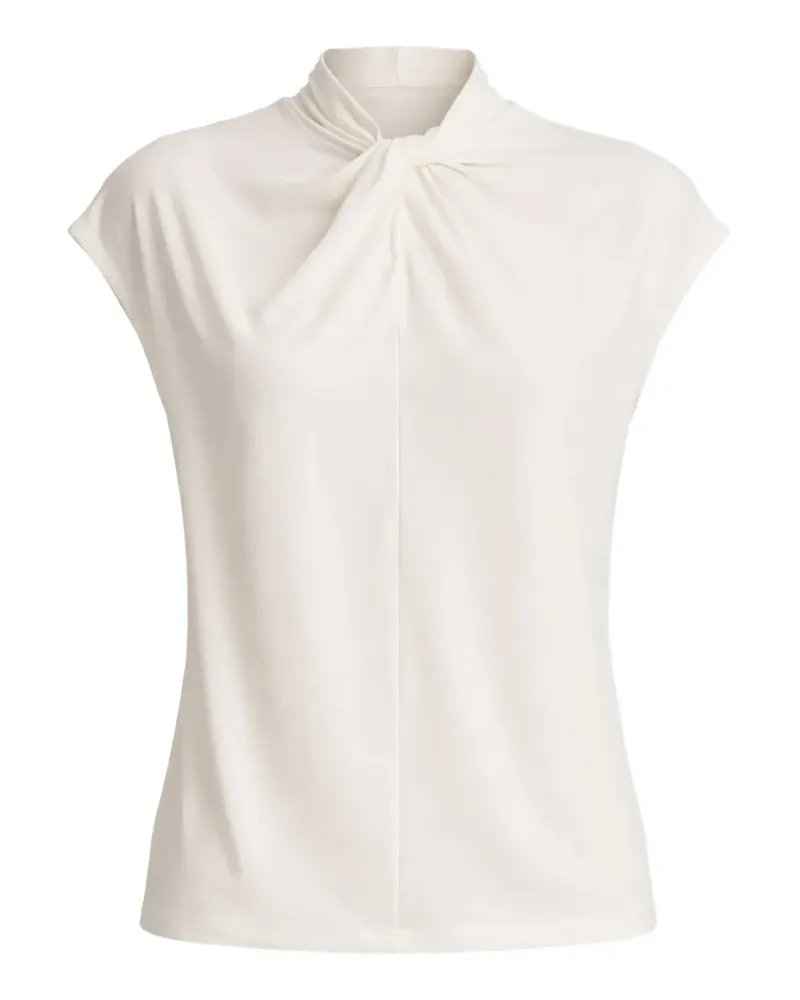 Vince sleeveless twist-neck top - Nude Nude