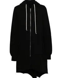 DRKSHDW by Rick Owens Asymmetrische Kapuzenjacke Schwarz