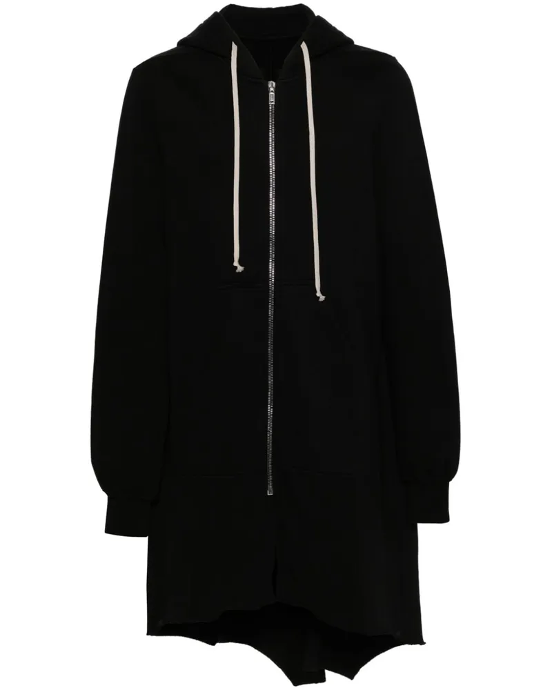 DRKSHDW by Rick Owens Asymmetrische Kapuzenjacke - Schwarz Schwarz