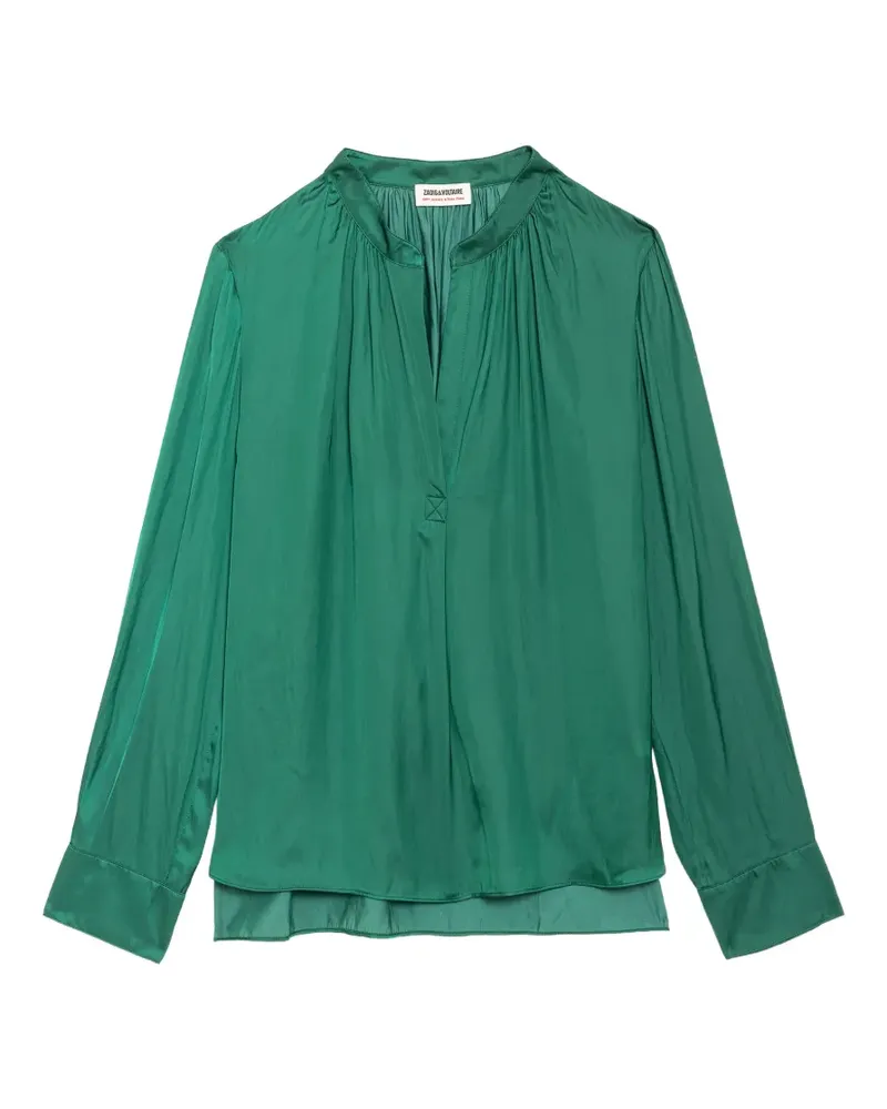 Zadig & Voltaire Tink satin blouse - Grün Grün