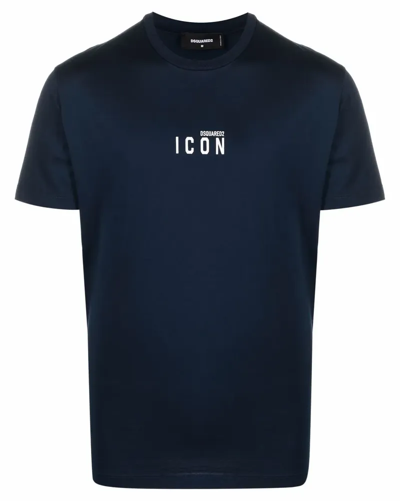 Dsquared2 T-Shirt mit Icon-Print - Blau Blau