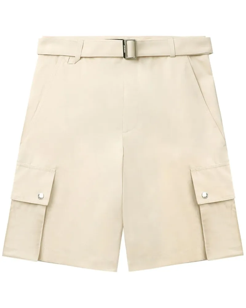 Jacquemus Cargo-Shorts mit Gürtel - Nude Nude