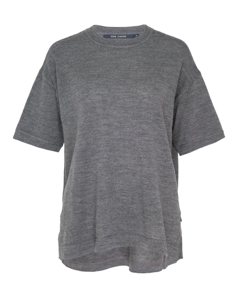 Sofie D'Hoore T-Shirt mit Rundhalsausschnitt - Grau Grau