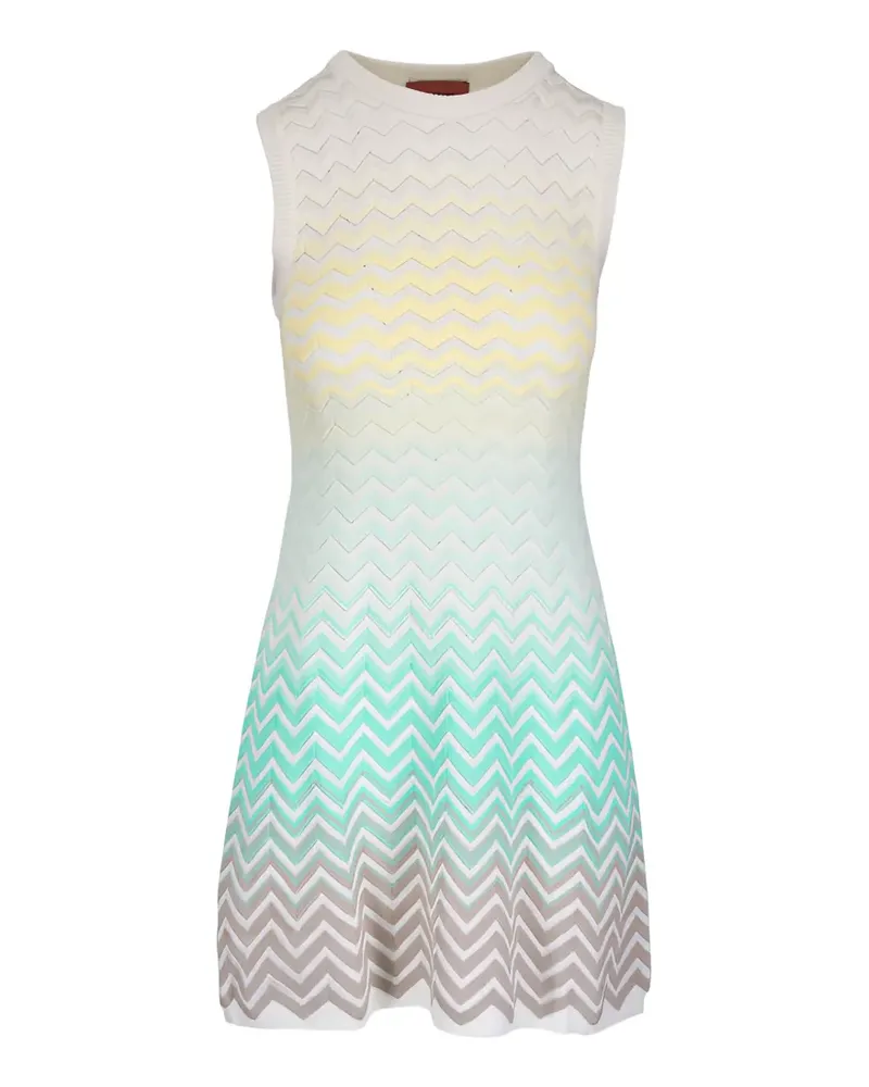 Missoni sleeveless mini dress - Blau Blau