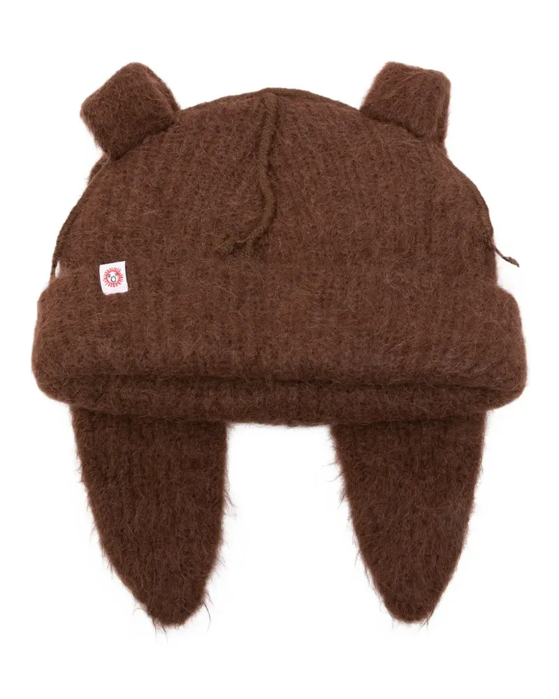 Charles Jeffrey Loverboy chunky rabbit beanie hat - Braun Braun