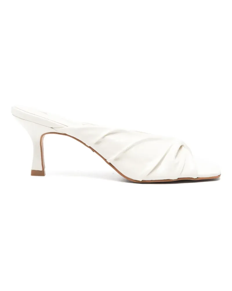 CARRANO ruched mules - Nude Nude
