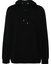 Lanvin Hoodie mit Logo-Stickerei Schwarz