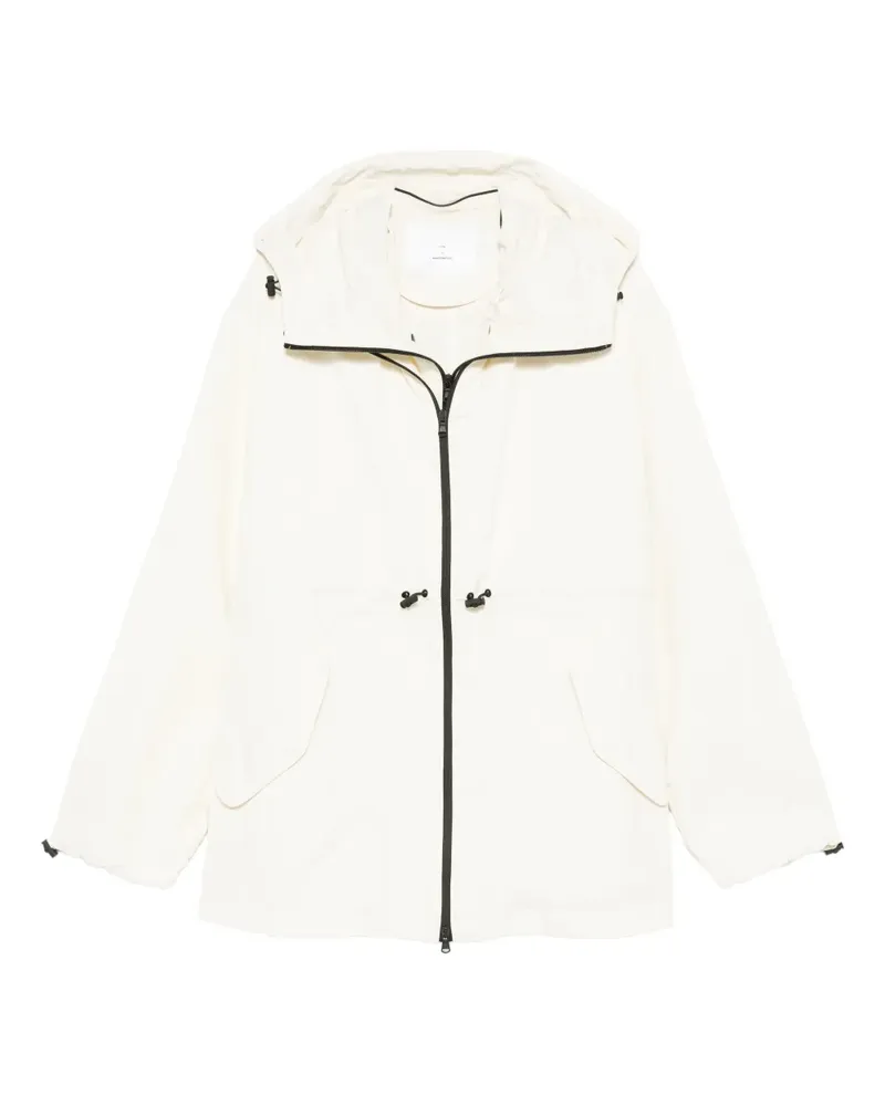 WARDROBE.NYC x RHW hooded drawstring coat - Weiß Weiß