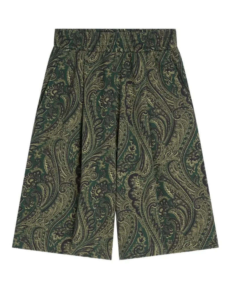 Dries van Noten Sweatshorts mit Farbeffekt - Grün Grün
