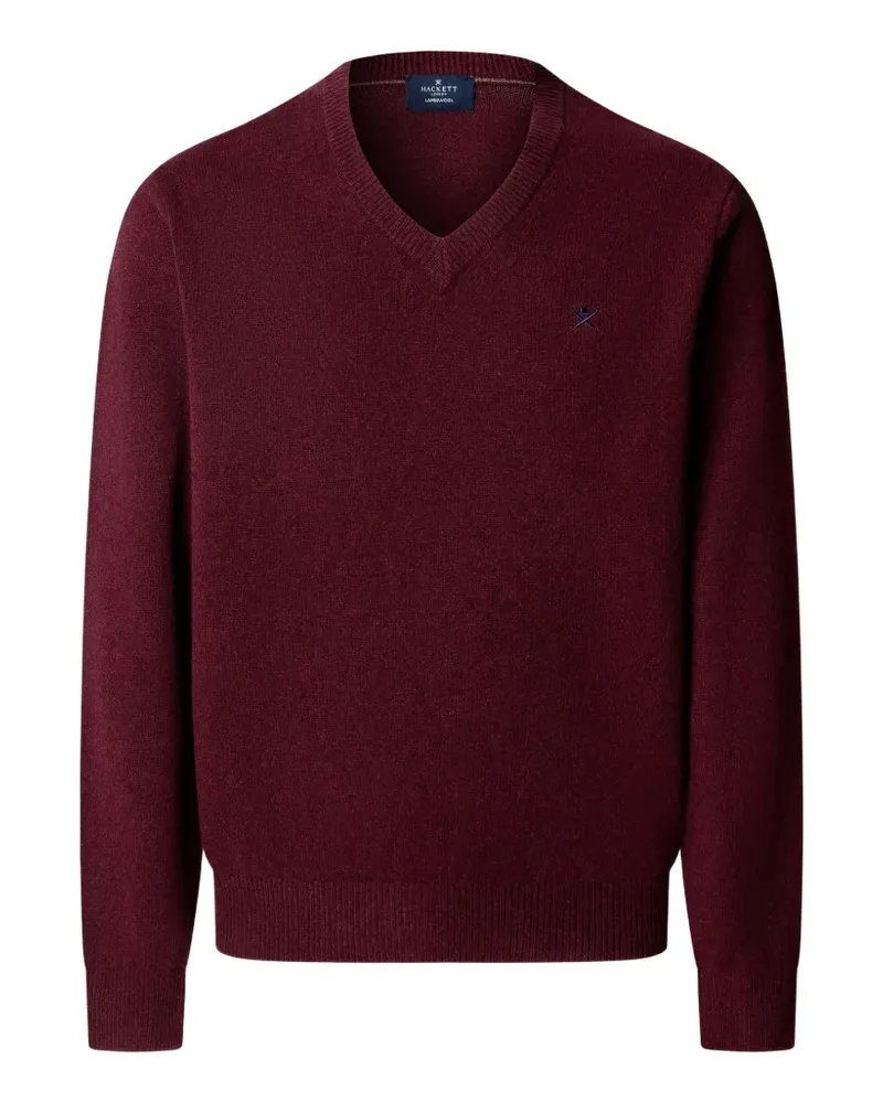 Hackett Pullover mit V-Ausschnitt - Rot Rot