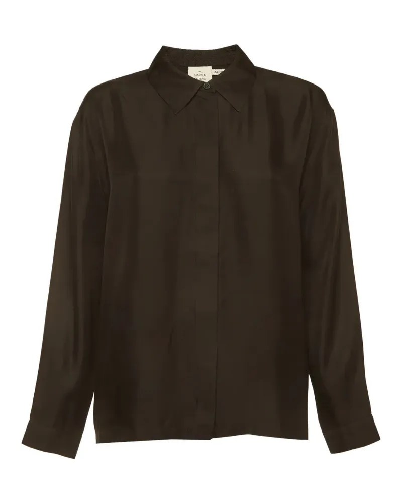 MUNTHE Lalalu long-sleeve shirt - Schwarz Schwarz