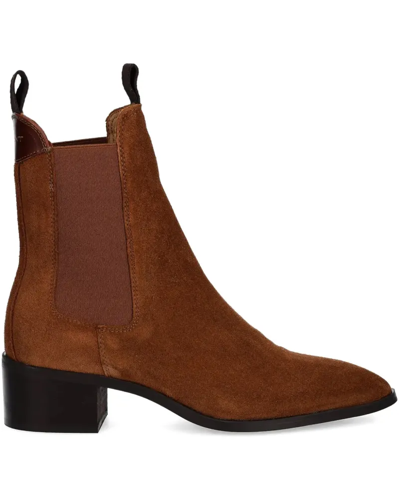 Gant 45mm pointed-toe heeled boots - Braun Braun