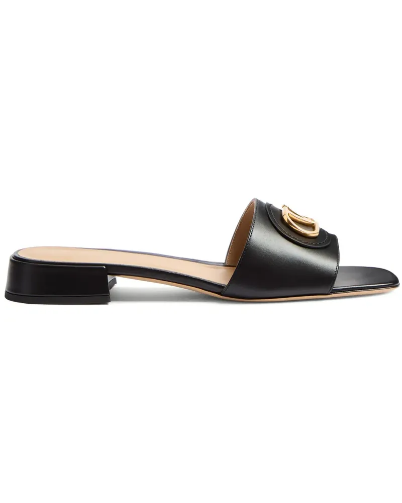 Valentino Garavani VLogo Signature Pantoletten 20mm - Schwarz Schwarz