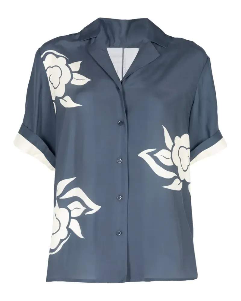 SIR Lilou floral-print shirt - Blau Blau