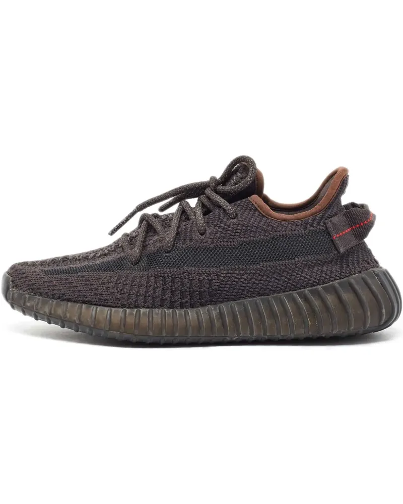 adidas Gestrickte Boost 350 Sneakers - Schwarz Schwarz