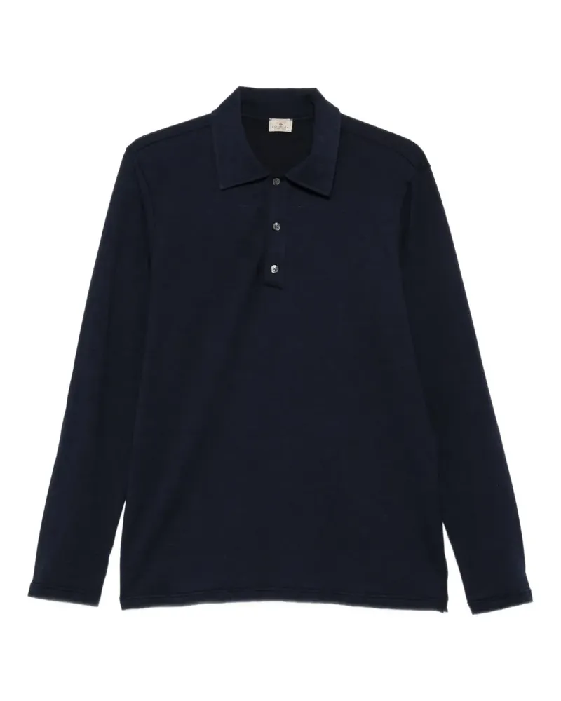 SONRISA Langärmeliges Poloshirt - Blau Blau