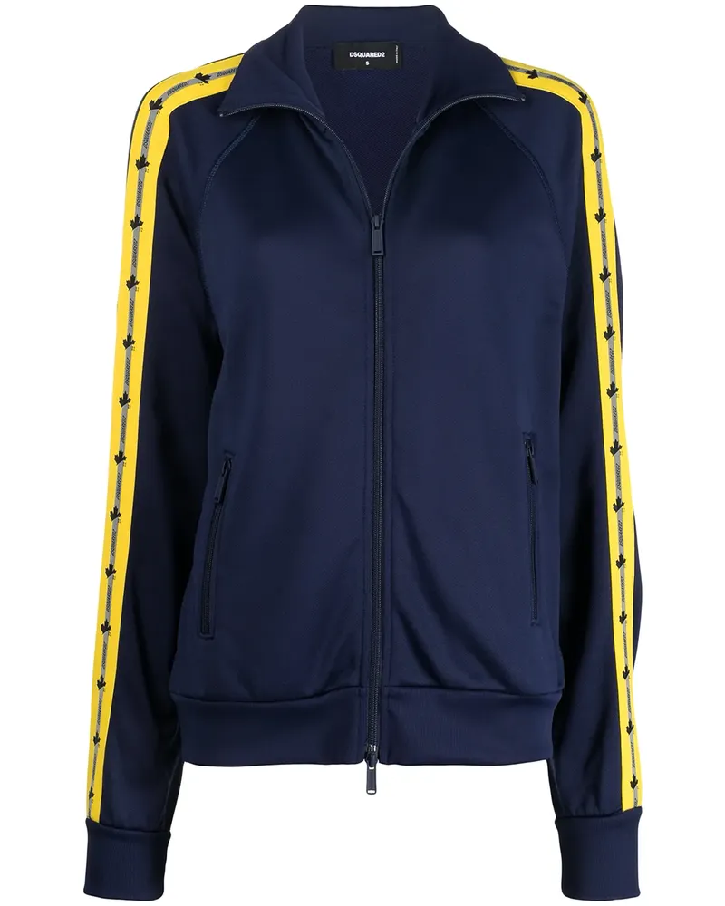 Dsquared2 Sportjacke mit Logo-Taping - Blau Blau